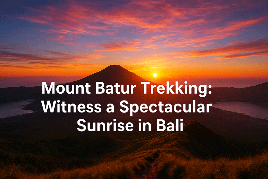 mount batur trekking, sunrise on mount batur, trekking in mount batur, mount batur trekking experience, mount batur sunrise trekking, bali fun activities,